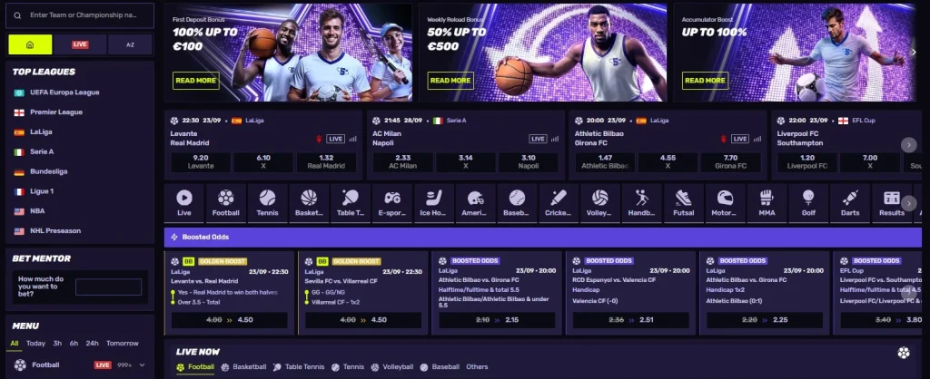 Apuestas deportivas Sportuna