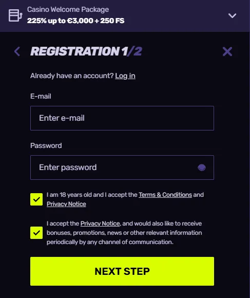 Sportuna Registration Process